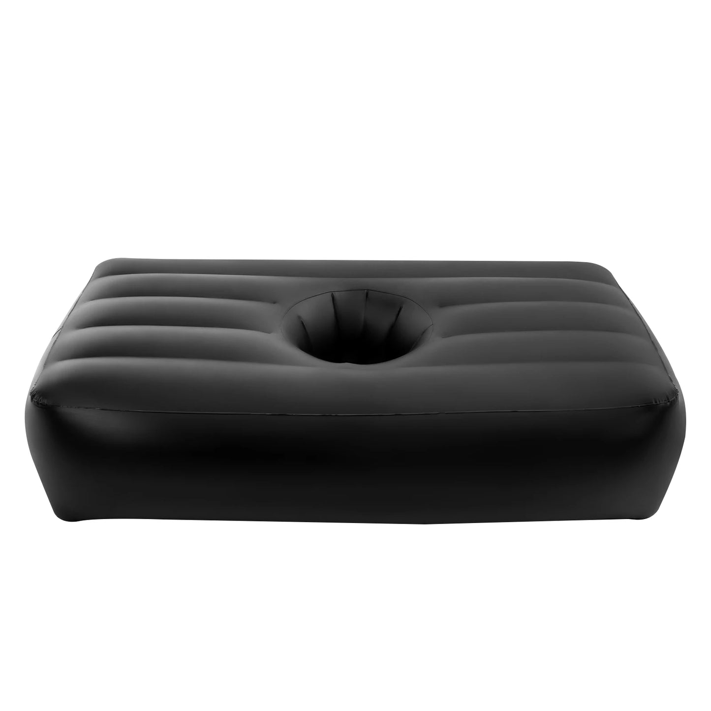 Post Surgery Recovery Bed with Hole,PVC Black Inflatable Bed, with Electric Air Pump for Beach Trips,Poolside,Camping, Traveling
