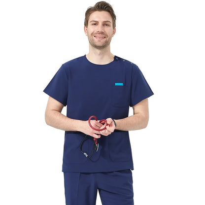 Quick-Dry Hospital Working Clothes Breathable Doctor Nurse Uniforms Women's Orthopaedic Surgeon Stretch Medical Scrub Set S02