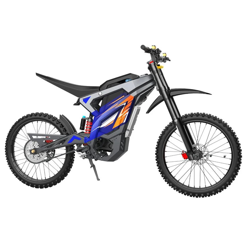 EKXBIKE M1 16800W Peak Electric Dirt Bike 72V/50Ah Electric Motorcycle 85Miles Max Range 62Mph Max Speed Mountain Electric Bike