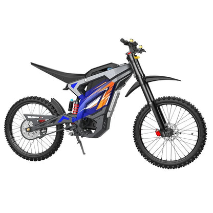 EKXBIKE M1 16800W Peak Electric Dirt Bike 72V/50Ah Electric Motorcycle 85Miles Max Range 62Mph Max Speed Mountain Electric Bike