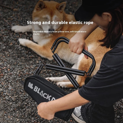 Naturehike BLACKDOG Camping Stool Aluminum Alloy Ultralight Foldable Seat Stool Portable Outdoor Backpacking Chair Fishing Stool