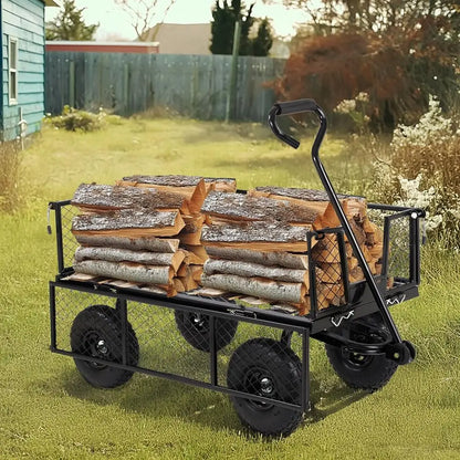 Mesh Steel Garden Cart