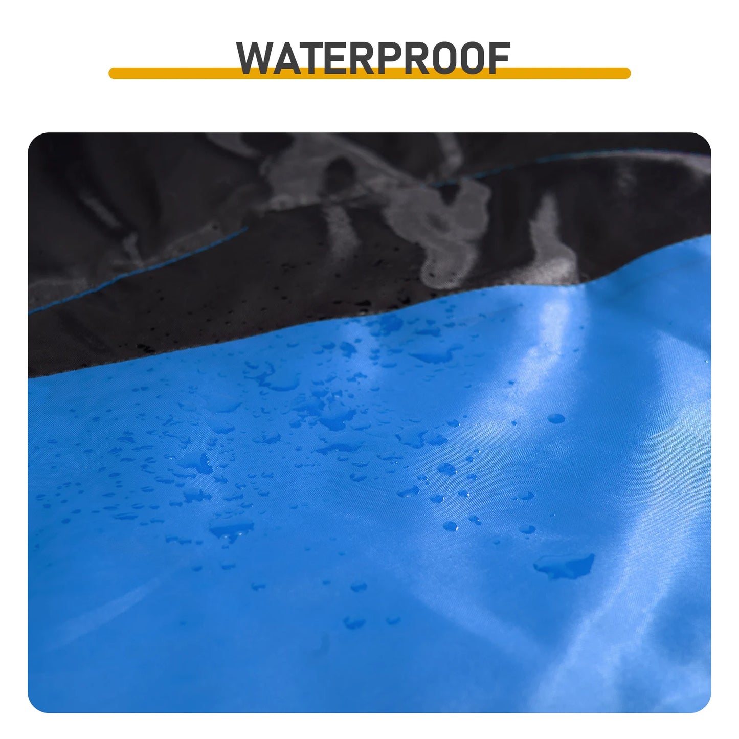 Lightweight USB Heated Sleeping Bag, Waterproof Compact Envelope for Backpacking & Hiking, Blue