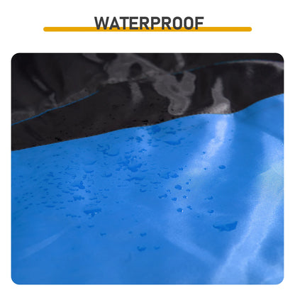 Lightweight USB Heated Sleeping Bag, Waterproof Compact Envelope for Backpacking & Hiking, Blue