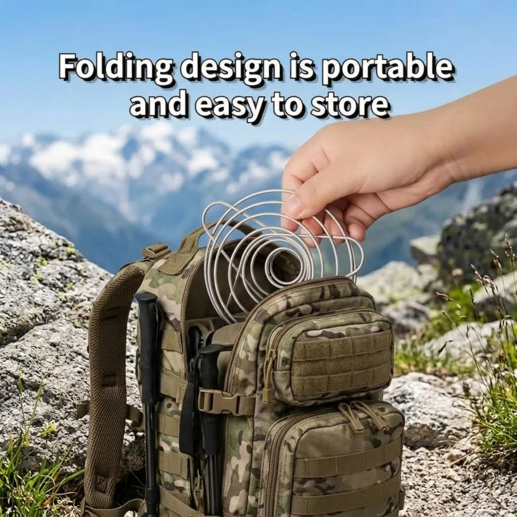 Foldable Coffee Filter Reusable Stainless Steel Camping Coffee Cup Filter Paper Dripper Barista Tools Brewing Funnel Filter Cup