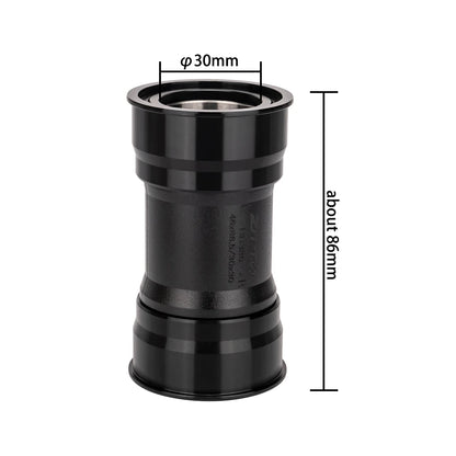 ZTTO BB386 EVO 30 Press Fit Bottom Bracket Axle For MTB Road Bike F5A Rotor 3D BB K Force 30mm Spindle Crankset Chainset
