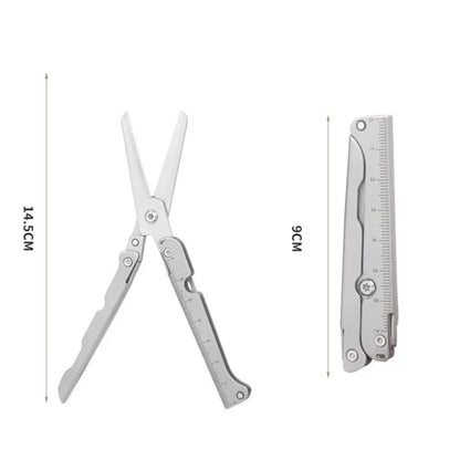 Outdoor Mini Multi-functional Scissors Portable Folding Knife Small Tool Folding Stainless Steel Scissors Camping Sacoche Homme