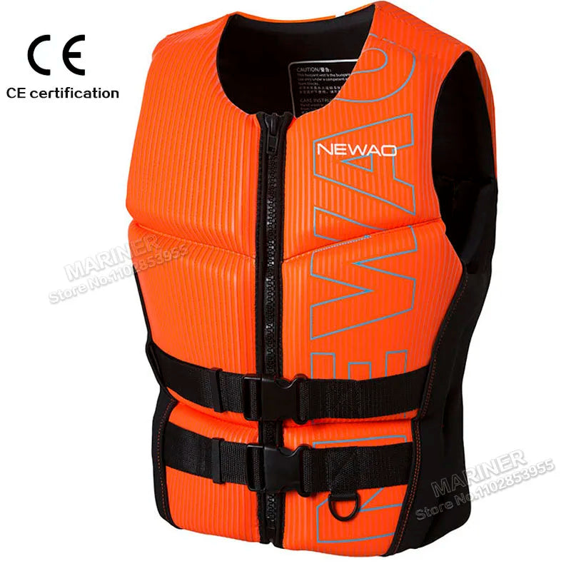 Impact Vest Wakesurf Comp Vest CE Approved Neoprene Life Jacket Wake Surfing But Great for All Other Watersports Activities