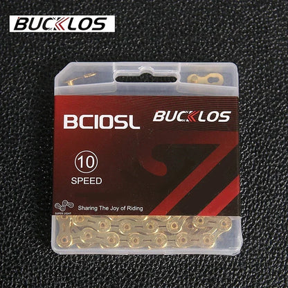 BUCKLOS Bicycle Chain 10v 11v 11EL 11SL Chain 8s 9s 10s 11s 12s Speed Bike Current 116/126 Links High Quality Chain for SHIMANO