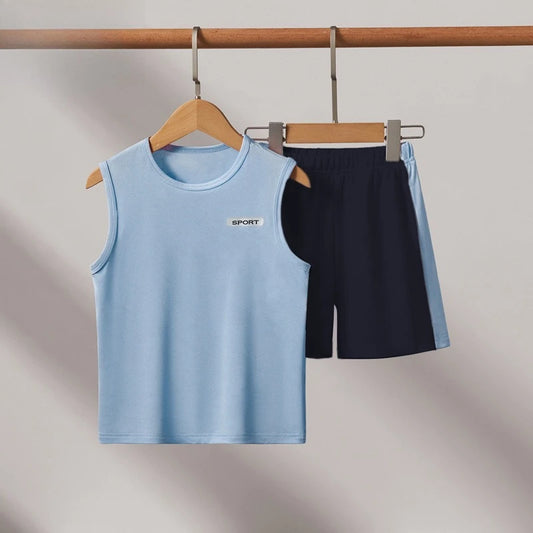 Children's Clothes Quick Dry Suit Set Sportswear 2025 New Summer Clothes Children's Sports Quick Dry Clothes
