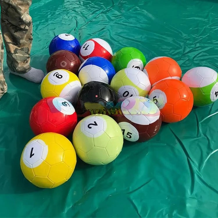 Outdoor Indoor Fun Billiards Sports Games Football Inflatable Billiards Table Football Pool