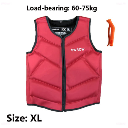 New adult children's buoyancy jacket portable neoprene life jacket water sports sailing fishing surfing swimming life jacket