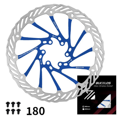 BUCKLOS Bike Disc Brake Rotor 140mm 160mm 180mm 203mm Bicycle Hydraulic Brakes Rotor Heat Dissipation Mtb Road Bike Rotors