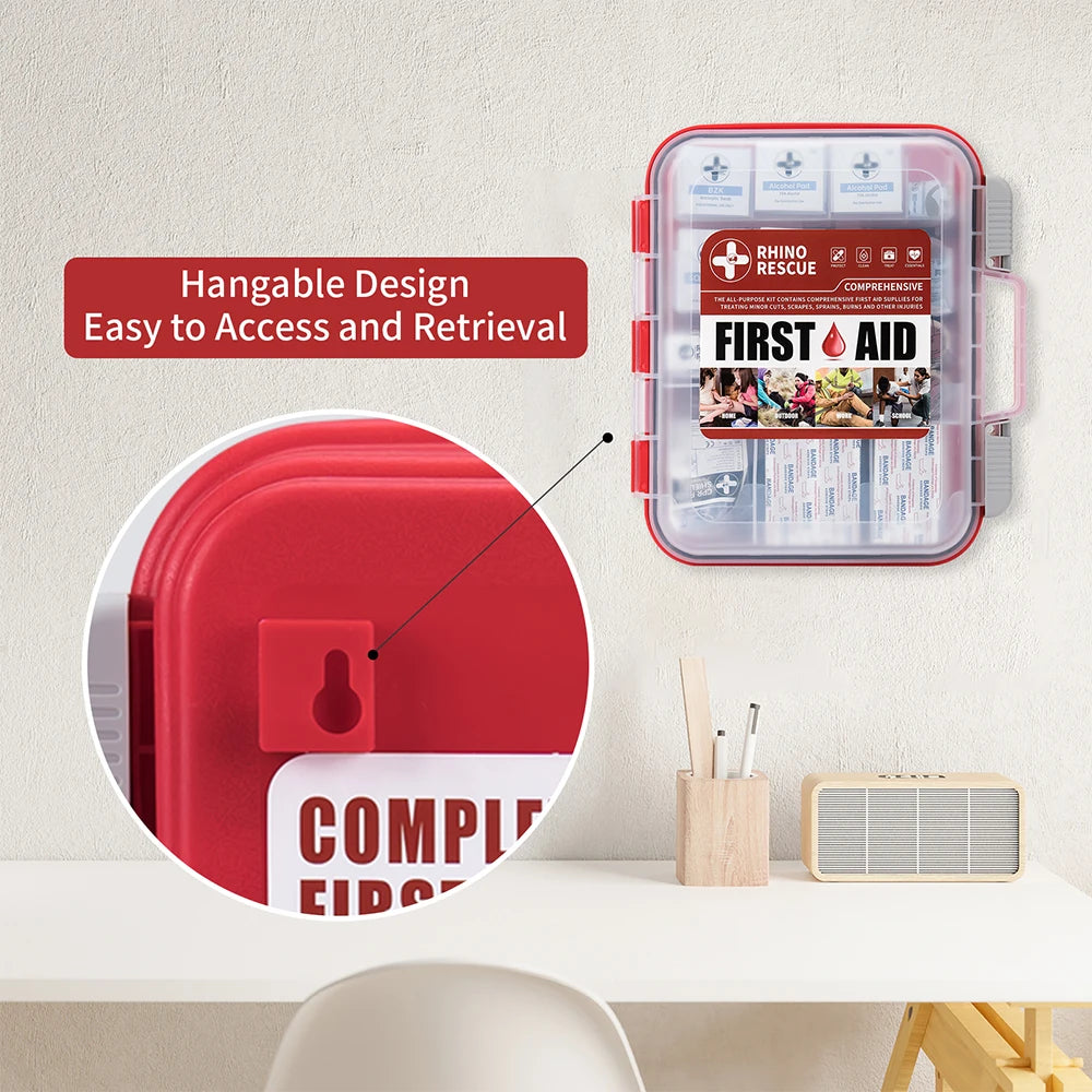 350 Pieces OSHA First Aid Kit,