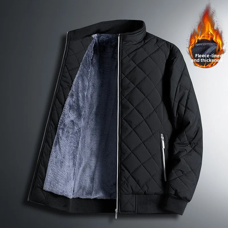 Autumn Winter Outdoor Mountaineering Camping Windproof Warm Jacket Outdoor High Quality Sports Leisure Plus Velvet Thick Jacket