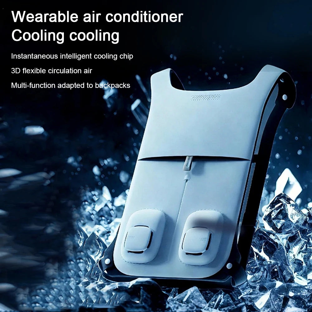 Summer Cooling Vest Semiconductor Refrigeration Cooling Air Conditioner Clothing Outdoor Work Circulating Ice Clothes Waterproof