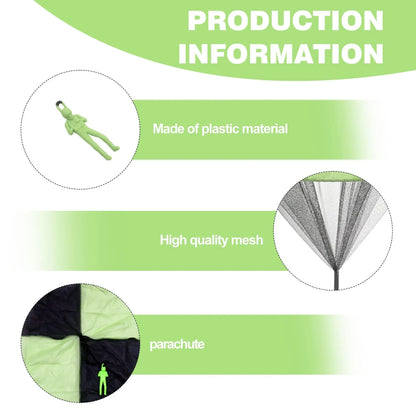 5-60pcs Parachute Toys for Boys Girls Throwing Toy Parachute Men Small Outdoor Flying Toys,Mini Army Men Parachute Toys