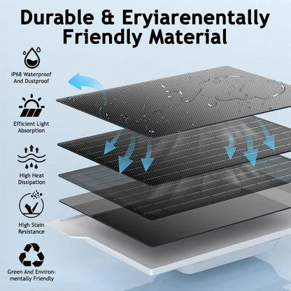 ETFE 100w 200W Foldable Solar Panels Cell Portable Solar Charging Panel Complete Kit Outdoor Tourism Camping Power Station