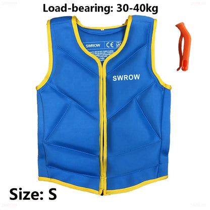 New adult children's buoyancy jacket portable neoprene life jacket water sports sailing fishing surfing swimming life jacket