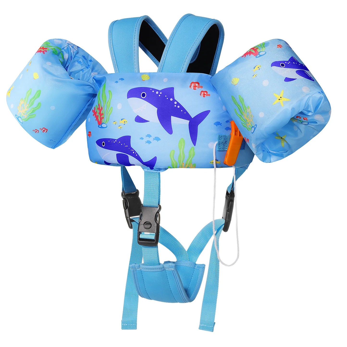 Kids Swimming Vest Toddler Floaties Arm Band Floaties with Adjustable Strap Swim Jacket Water Wing Pool Float Learning Swim