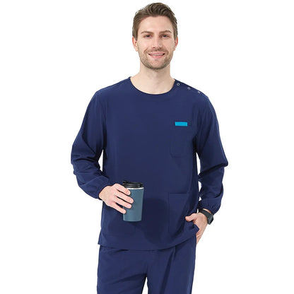 Quick-Dry Hospital Working Clothes Breathable Doctor Nurse Uniforms Women's Orthopaedic Surgeon Stretch Medical Scrub Set S02