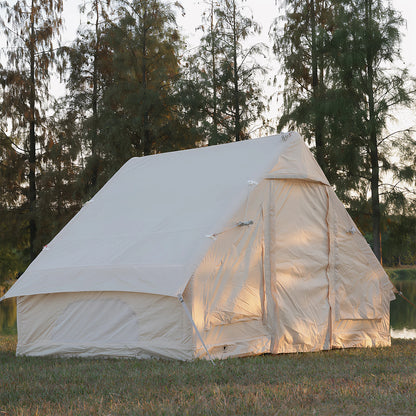 4-6 Person House Instant Glamping Camping Tents House with Hand Pump Automatic Inflatable Floating Tent for Adults Travel Hiking