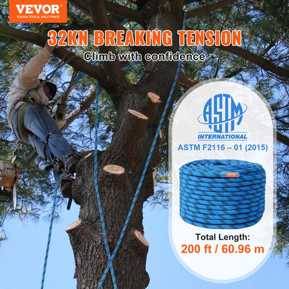 Static Climbing Rope 125/150/200ft