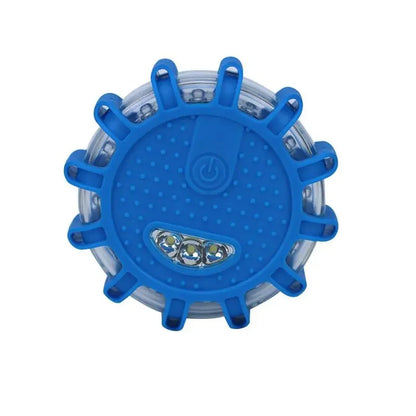 Emergency Traffic Safety Road Flare Flashing Warning Alarming Light 9 Modes 12 LED Magnetic Base Disc Beacon For Car Truck Boat