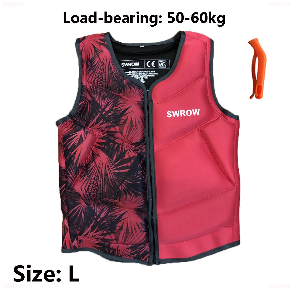 New adult children's buoyancy jacket portable neoprene life jacket water sports sailing fishing surfing swimming life jacket