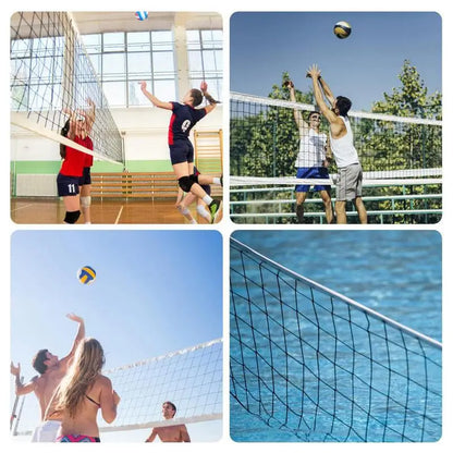 Outdoor Volleyball Net Folding Replacement Mesh For Badminton Lightweight Outdoor Sports Accessory Replacement Net For School