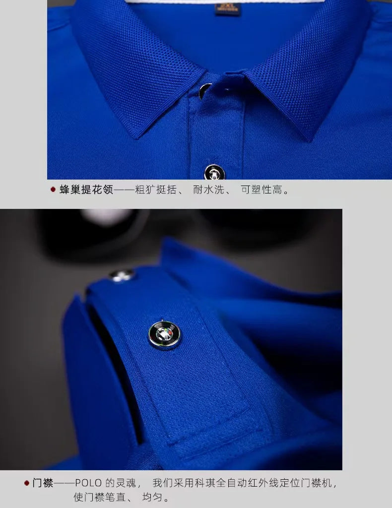 Classical Quick Drying Training Polo Shirt Gym Sports Exercise Shirts Unisex Short Sleeve Lapel Tee Shirts Sportswear Summer