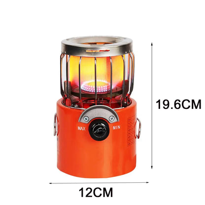 Outdoor Heater 1300W Portable Dual-Use Heating Stove Liquefied Gas Mini Tent Heater Grill Stove Tent Heater For Camping