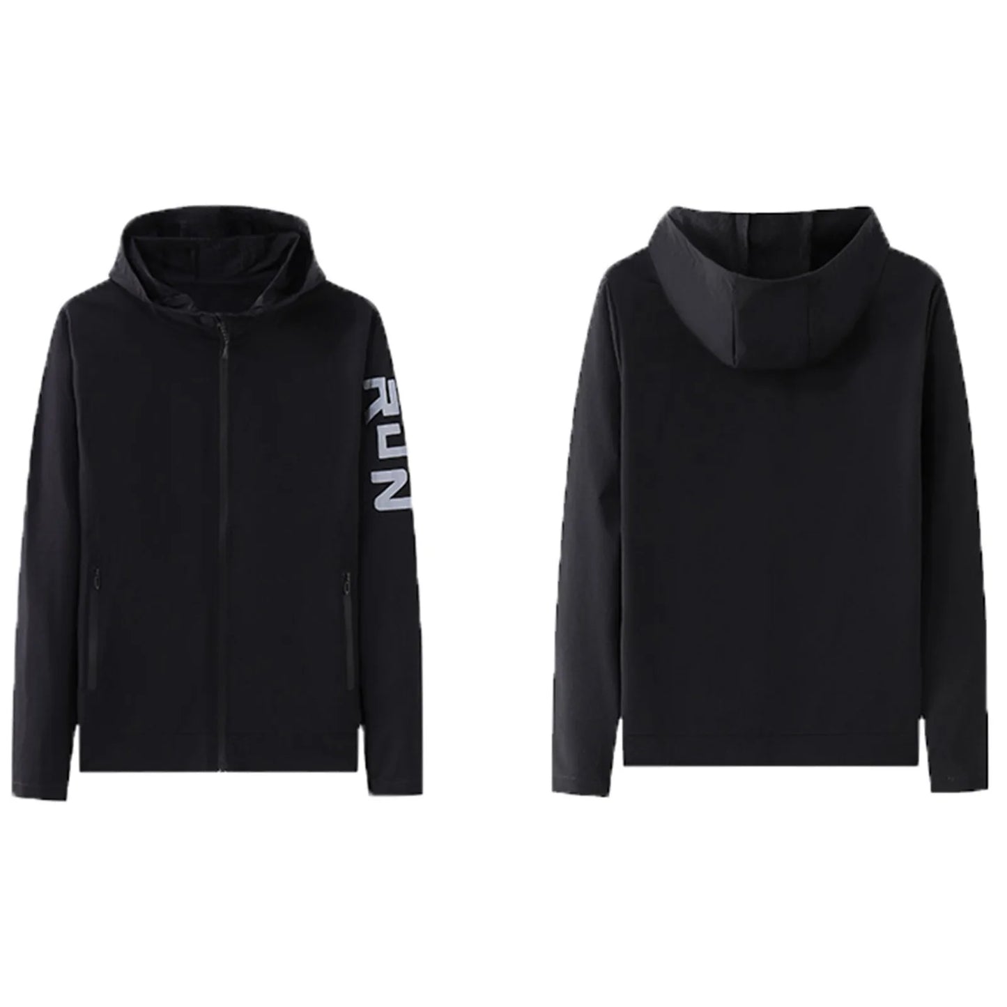 Men'S Running Clothes Lightweight Long Sleeve Loose Quick Drying Clothes Training Cycling Fitness Sports Running Jacket