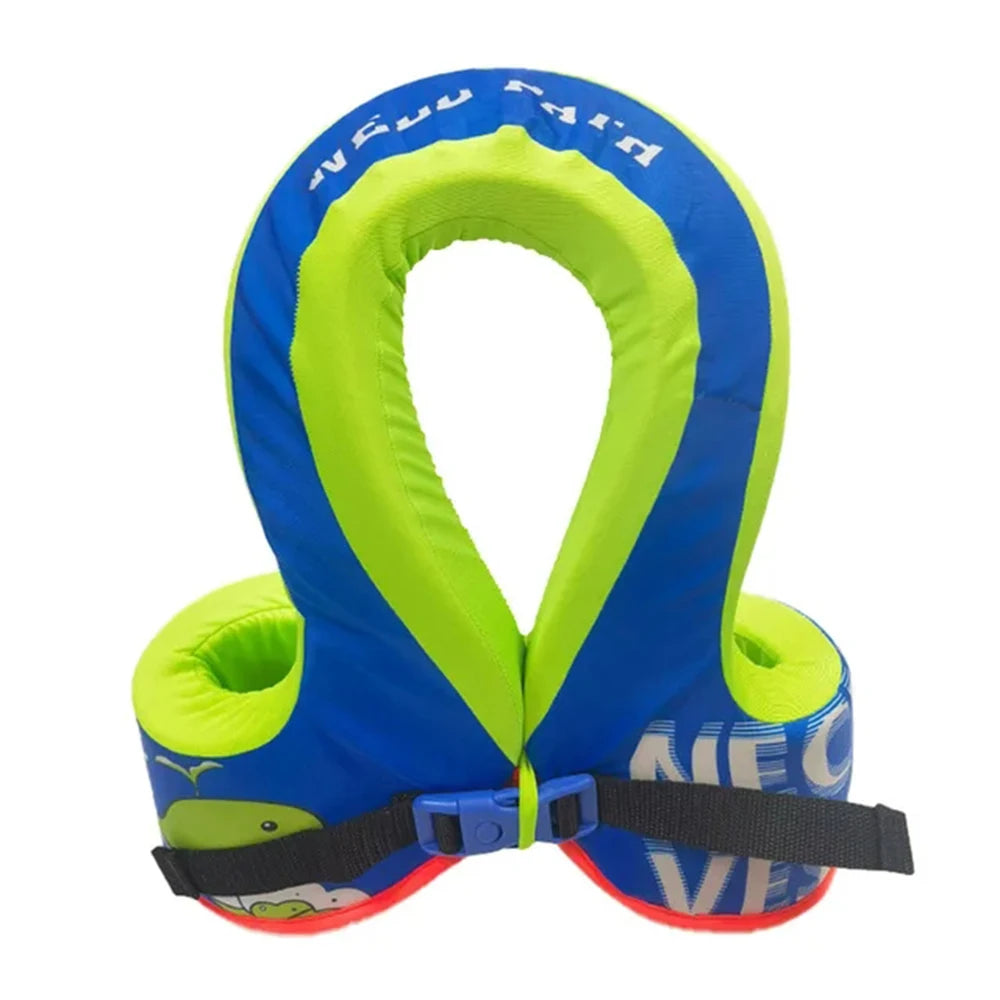 Children's Life Jacket with High Buoyancy Vest, Girl's Portable Swimming, Drifting, Shark Fin Vest