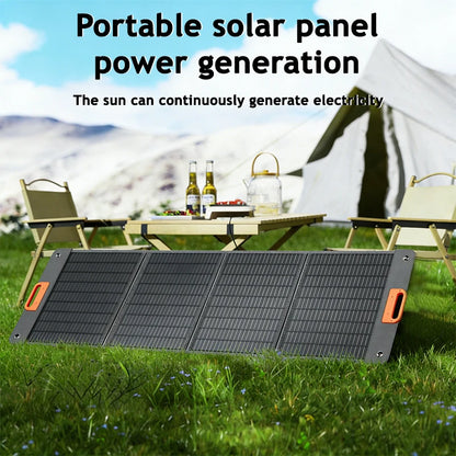 ETFE 100w 200W Foldable Solar Panels Cell Portable Solar Charging Panel Complete Kit Outdoor Tourism Camping Power Station