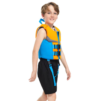 Kids Swim Vest, Buoyancy Jacket For Boys Girls, Float Buoyancy Swimsuit, Children Flotation Swimming Aid 50N