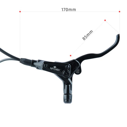 NFOX B023 Electric Bicycle Scooter Oil Disc Hydraulic Brake 160 Accessories 203 E bike 180 Power Off Right 140 GIFT Tool New