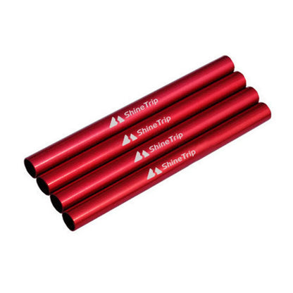 4pcs Tent Pole Repair Tube Aluminum Alloy Tent Emergency Tube Lengthen 13cm Lightweight for Hiking Awning Kit Tent Accessories