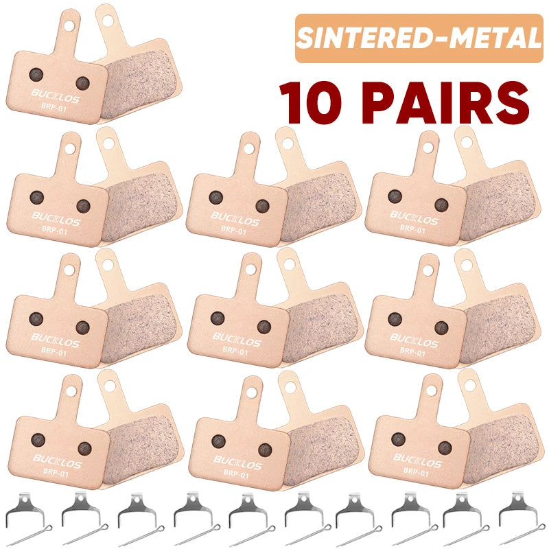 BUCKLOS Sintered-Metal MTB Brake Pads for B01S B05S Bicycle Hydraulic Disc Brake Pads Metallic Bike Brake Pad Mountain Bike Part