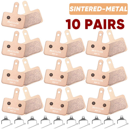 BUCKLOS Sintered-Metal MTB Brake Pads for B01S B05S Bicycle Hydraulic Disc Brake Pads Metallic Bike Brake Pad Mountain Bike Part