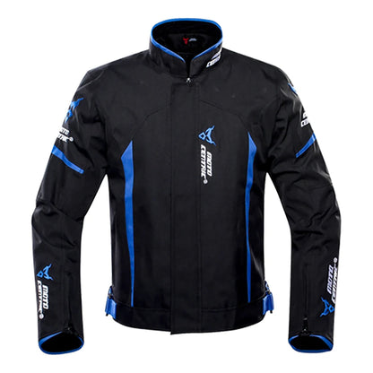Men's Biker Jacket Wear-Resistant Motorcycle Jacket Waterproof Motorcyclist Motorcycle Accessories Anti-Fall Racing Jacket