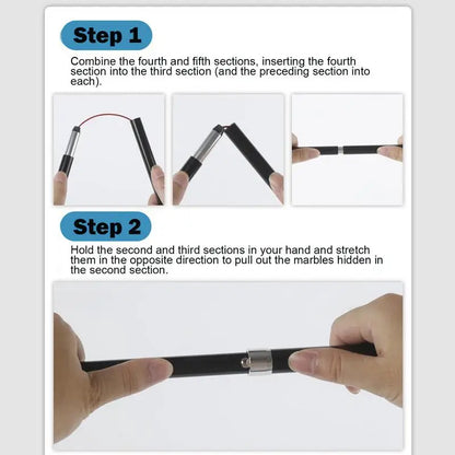 Hiking Poles Balance Support Folding Trekking Poles Backpacking Gear 5-Section Trekking Walking Sticks Compact Hiking Poles For
