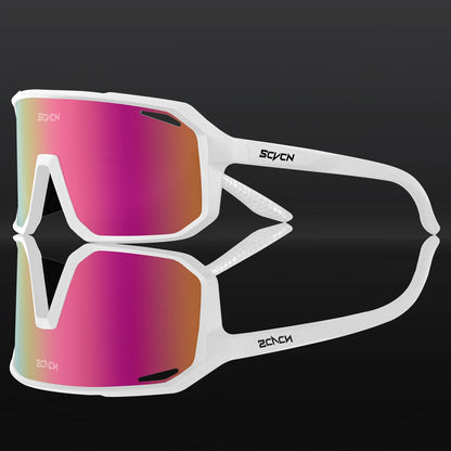 SCVCN Men bicycle Cycling Sunglasses Woman MTB road bike Driving Goggles Outdoor Sports running Glasses UV400 Hiking Eyewear