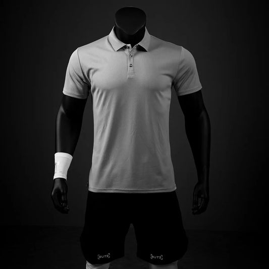Classical Quick Drying Training Polo Shirt Gym Sports Exercise Shirts Unisex Short Sleeve Lapel Tee Shirts Sportswear Summer