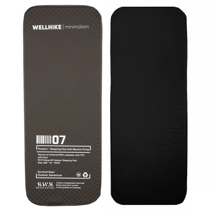 Single Inflatable Camping Mat with Pump Automatic Inflatable Mat Compact Camping Air Mattress for Backpacking Hiking Beach Tent