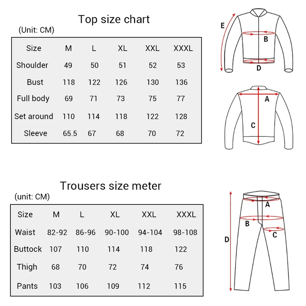 Men's Biker Jacket Wear-Resistant Motorcycle Jacket Waterproof Motorcyclist Motorcycle Accessories Anti-Fall Racing Jacket