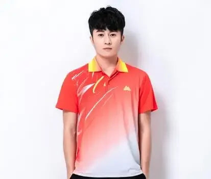 Quick dry Tennis tshirts,badminton sportswear shirt men/women,table tennis V-neckshirt,game clothes custom volleyball shirt 6907