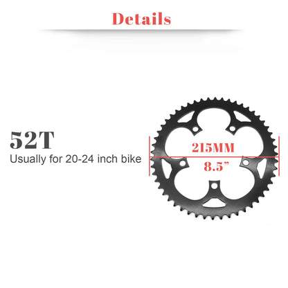 TSDZ2 TSDZ2B Tongsheng Mid Drive Motor 52T 48T 38T 36T 34T Chainwheel Chain Ring Set for Electric Bike Bicycle Kit