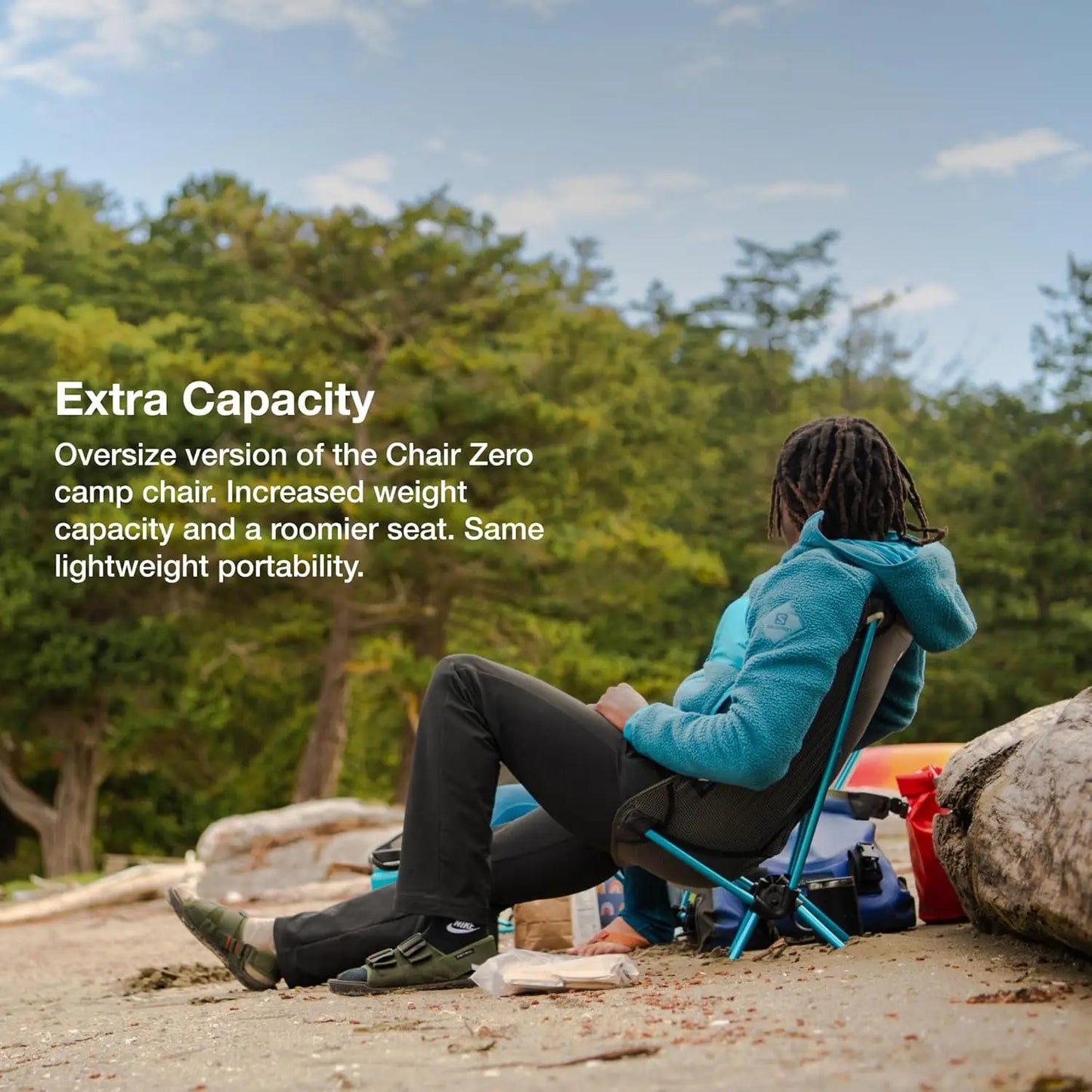 Ultralight Compact Camping Chair, Portable Folding Outdoor Seat for Hiking Backpacking