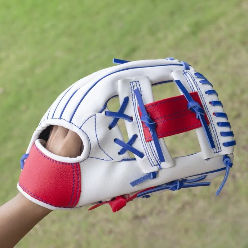 10.5/11.5/12.5 Inch Professional Baseball Sports Glove PU Faux Cowhide Youths Student Training Baseball Games Catchers Gloves